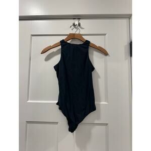 Skims Women's Fits Everybody High Neck Bodysuit dark blue/navy Small